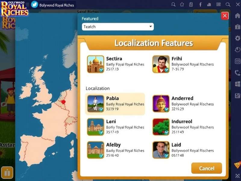 Bollywood Royal Riches Localization Features